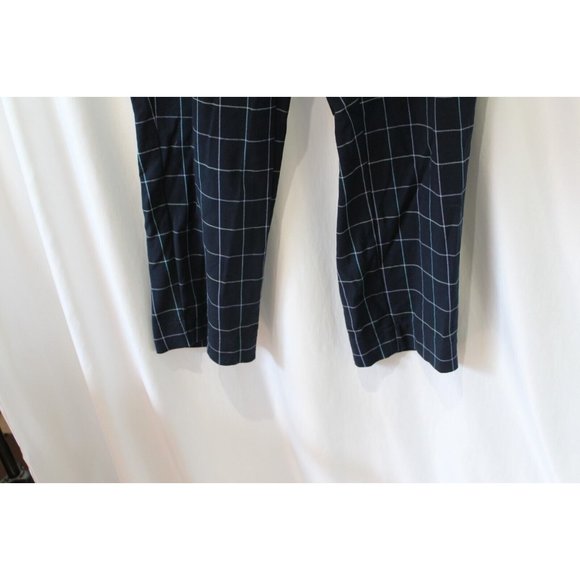 J Jill Womens Blue Plaid Essential Cotton Stretch Pull On Pants 16 Tall - Picture 4 of 5